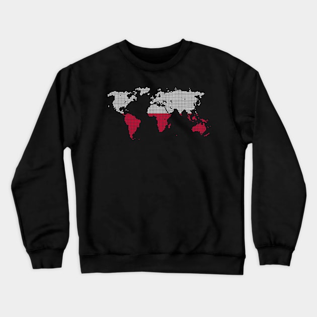 Poland Crewneck Sweatshirt by 1STunningArt